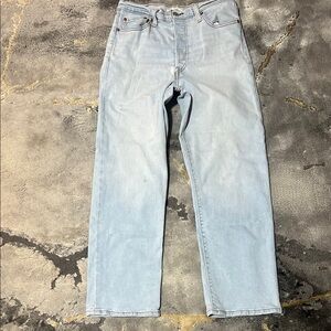 Levi's Blue Straight Leg Jeans Classic Style
